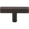 Jeffrey Alexander 2-1/4" Brushed Oil Rubbed Bronze Dominique Cabinet "T" Knob 845TL-DBAC - alternate 2